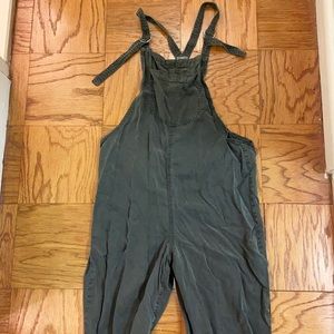 Aerie soft linen overalls